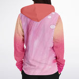 a hoodie with pinks