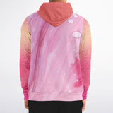 a hoodie with pinks