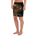 All-Over Print Men's Athletic Long Shorts