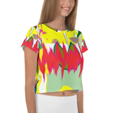 All-Over Print Crop Tee