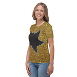 Women's T-shirt gold+star