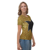Women's T-shirt gold+star