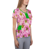 All-Over Print Women's Athletic T-Shirt