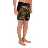 All-Over Print Men's Athletic Long Shorts