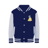 snow white Varsity Jacket