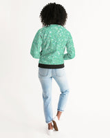 composition mint Women's Bomber Jacket