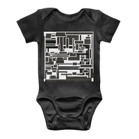 the play between black and white Classic Baby Onesie Bodysuit