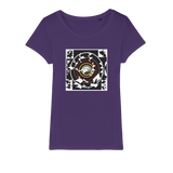 Patches in black and white Organic Jersey Womens T-Shirt