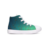 kid's hightop canvas blue