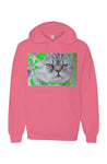 sweatshirt neon with a cat