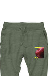 jogger with apple