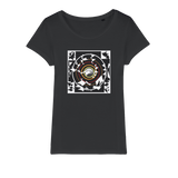 Patches in black and white Organic Jersey Womens T-Shirt