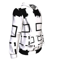 Design hoodie black and white