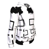 Design hoodie black and white