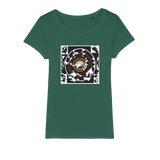 Patches in black and white Organic Jersey Womens T-Shirt