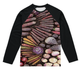 vegetable composition Sublimation Baseball Long Sleeve T-Shirt