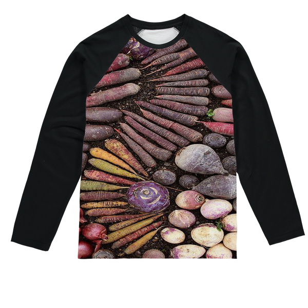 vegetable composition Sublimation Baseball Long Sleeve T-Shirt