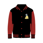 snow white Varsity Jacket