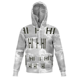 hoodie with zipper clouds