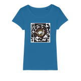 Patches in black and white Organic Jersey Womens T-Shirt