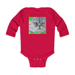 Infant Long Sleeve Bodysuit red