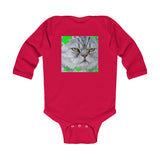 Infant Long Sleeve Bodysuit red