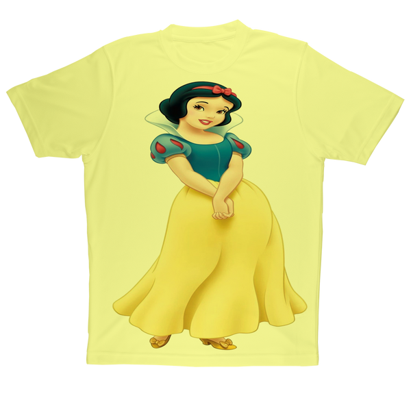 snow white Sublimation Performance Adult T-Shirt