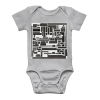 the play between black and white Classic Baby Onesie Bodysuit