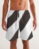 men's swiming tunk black and white Men's Swim Trunk