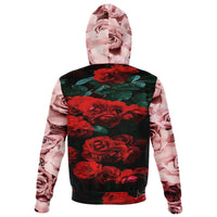 zip hoodie flowers