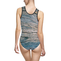 Women's  One-Piece Swimsuit wood