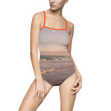 Women's One-piece Swimsuit sea sunset