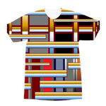 geometric Premium Sublimation Adult T-Shirt