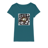 Patches in black and white Organic Jersey Womens T-Shirt