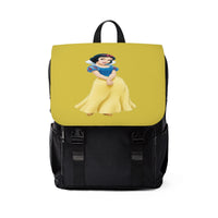 Unisex Casual Shoulder Backpack SNOW WHITE