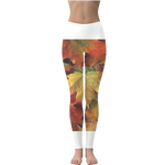 falling leaves Leggings