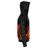 hoodie with zipper fire