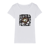 Patches in black and white Organic Jersey Womens T-Shirt