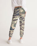 BACKGROUND LETTERS COMPOSITION Women's Track Pants