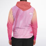 a hoodie with pinks