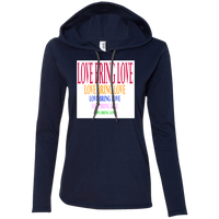 LOVE BRING LOVE 887L Anvil Ladies' LS T-Shirt Hoodie