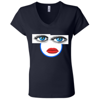 EYES+LIPS B6005 Bella + Canvas Ladies' Jersey V-Neck T-Shirt