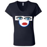 EYES+LIPS B6005 Bella + Canvas Ladies' Jersey V-Neck T-Shirt