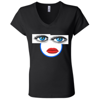 EYES+LIPS B6005 Bella + Canvas Ladies' Jersey V-Neck T-Shirt