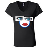 EYES+LIPS B6005 Bella + Canvas Ladies' Jersey V-Neck T-Shirt