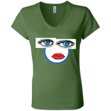 EYES+LIPS B6005 Bella + Canvas Ladies' Jersey V-Neck T-Shirt