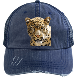 tyger1 6990 Distressed Unstructured Trucker Cap