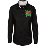 EMBROIDERY2 L608 Port Authority Ladies' LS Blouse