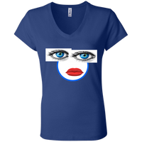 EYES+LIPS B6005 Bella + Canvas Ladies' Jersey V-Neck T-Shirt