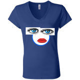 EYES+LIPS B6005 Bella + Canvas Ladies' Jersey V-Neck T-Shirt